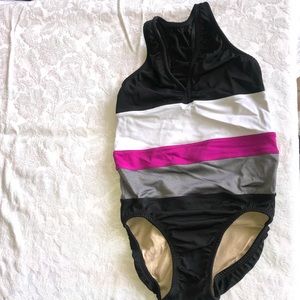 Second skin costumes leotard. Girls size 8.